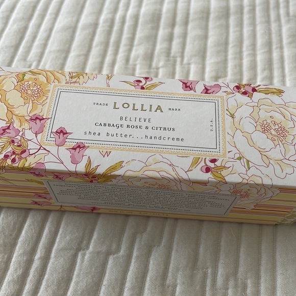 Anthropologie Lollia Shea Butter Hand Cream Canbage Rose & Citrus NWTB - Picture 2 of 5